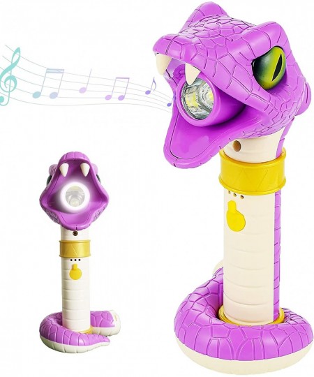 Kids Flashlight Snake-Shaped Toddler Flashlight Rechargeable with LED Light & Snake Hissing Detachable Flashlight for Kids Ca...