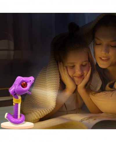 Kids Flashlight Snake-Shaped Toddler Flashlight Rechargeable with LED Light & Snake Hissing Detachable Flashlight for Kids Ca...