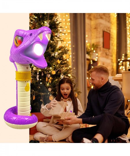 Kids Flashlight Snake-Shaped Toddler Flashlight Rechargeable with LED Light & Snake Hissing Detachable Flashlight for Kids Ca...