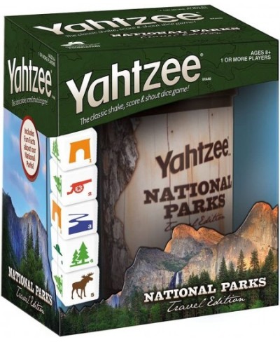 YAHTZEE National Parks Travel Edition | Classic Yahtzee Dice Game with a National Parks Theme | Perfect Travel Game for Famil...