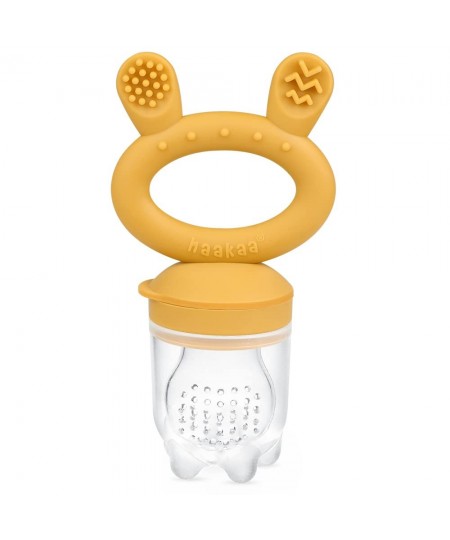 Baby Food Feeder Fruit Feeder Pacifier Silicone Baby Feeder for Babies Infant 4 Months+ BPA Free (1 Pack Mustard) $32.60 - Ba...