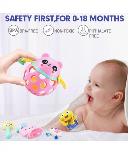 Baby Rattles Toys for 0-12 Months Teething Toys for Babies 0-6 Months Infant Newborn Baby Toys 0-6 Months Baby Toys for 6-12 ...