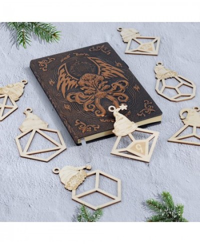 DND Campaign Journal + DND Polyhedral Dice with Christmas Hat Ornament Set of 7 $41.92 - Game Accessories