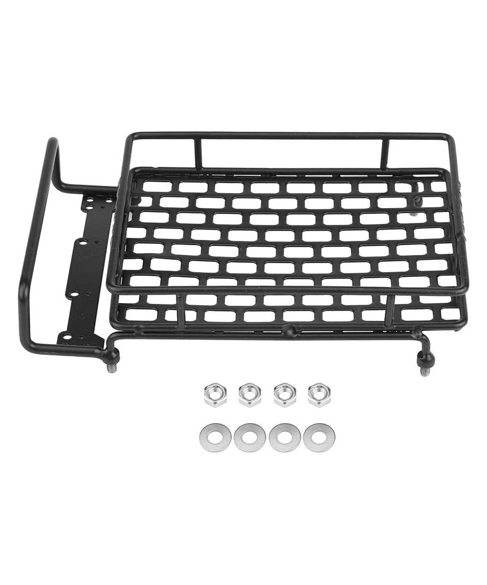 RC Roof Rack Luggage Model Vehicle Accessory Steel Luggage Tray Roof Rack for 1/10 RC Crawler Car(L) $23.06 - Remote & App Co...