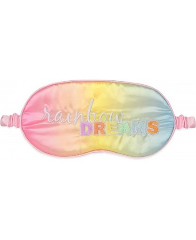 Fun and Colorful Silky Satin Embroidered Accent Sleep Mask for Girls - Rainbow Dreams $22.09 - Kids' Dress-Up Accessories