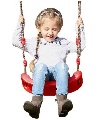 Swing Seat for Kids Playground Swing Set Curved Swing Tree Swing for Outside Backyard Playground Holds 220lbs/100kg for 3-10 ...