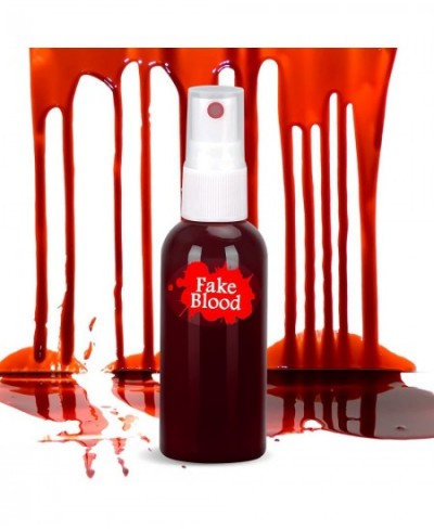 Halloween Fake Blood Makeup costume - Spray 60ml2oz Face Fake Blood Paint Makeup Halloween Blood Suitable for Vampire Blood Z...