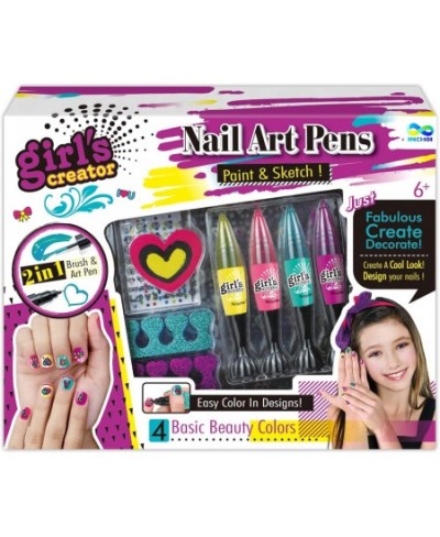 Nail Art Pens Paint and Sketch Set Emoji Pedicure and Manicure Kit - Girls from 6 - 10 $41.25 - Kids' Dress-Up Accessories