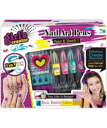 Nail Art Pens Paint and Sketch Set Emoji Pedicure and Manicure Kit - Girls from 6 - 10 $41.25 - Kids' Dress-Up Accessories