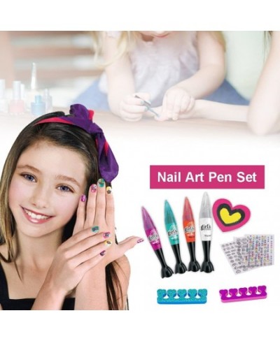 Nail Art Pens Paint and Sketch Set Emoji Pedicure and Manicure Kit - Girls from 6 - 10 $41.25 - Kids' Dress-Up Accessories