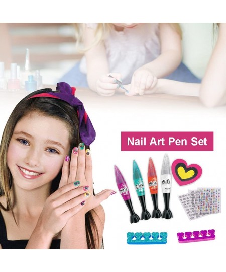 Nail Art Pens Paint and Sketch Set Emoji Pedicure and Manicure Kit - Girls from 6 - 10 $41.25 - Kids' Dress-Up Accessories