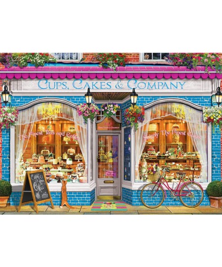 Cups Cakes & Company by Garry Walton 1000-Piece Puzzle $29.66 - Jigsaw Puzzles