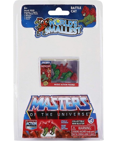 Masters of The Universe Bundle Set of 4 Mini Figures - He-Man - Skeletor - Teela - Battle Cat $44.29 - Action Figures