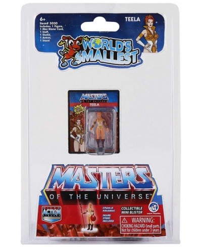 Masters of The Universe Bundle Set of 4 Mini Figures - He-Man - Skeletor - Teela - Battle Cat $44.29 - Action Figures