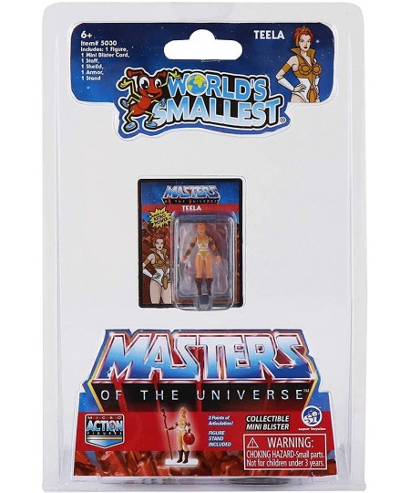 Masters of The Universe Bundle Set of 4 Mini Figures - He-Man - Skeletor - Teela - Battle Cat $44.29 - Action Figures