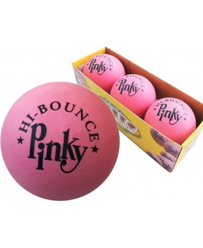 Premium Rubber Ball | 3 Balls PACK | Pinky Bouncy Ball | Colorful Gift Box and Balls Combo | Party Gift Supplies | 100% Solid...