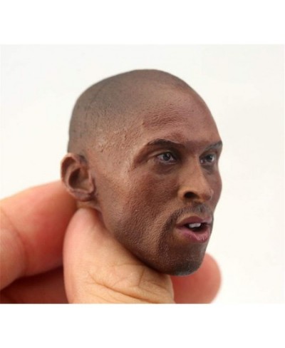 1/6 Scale African American Male Figure Head Sculpt Series Handsome Men Tough Guy Doll Head for 12" Action Figure Phicen TBLea...