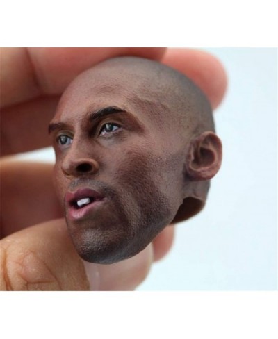 1/6 Scale African American Male Figure Head Sculpt Series Handsome Men Tough Guy Doll Head for 12" Action Figure Phicen TBLea...