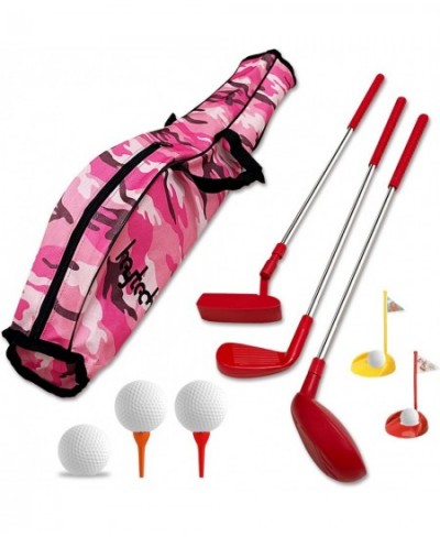 Kid's Toy Golf Clubs Set- Deluxe Toddler Outdoor Golf Toy Set Fun Young Golfer Sports Toy Kit for Boys &Girls 3 4 5 6 7 Year ...