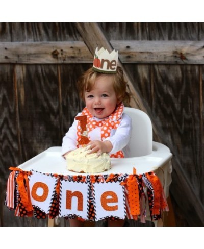 Pumpkin 1st Birthday Crown for Boys- Pumpkin Birthday Decorations for Boys 1st Birthday Hat First Birthday Decorations Boy Ca...