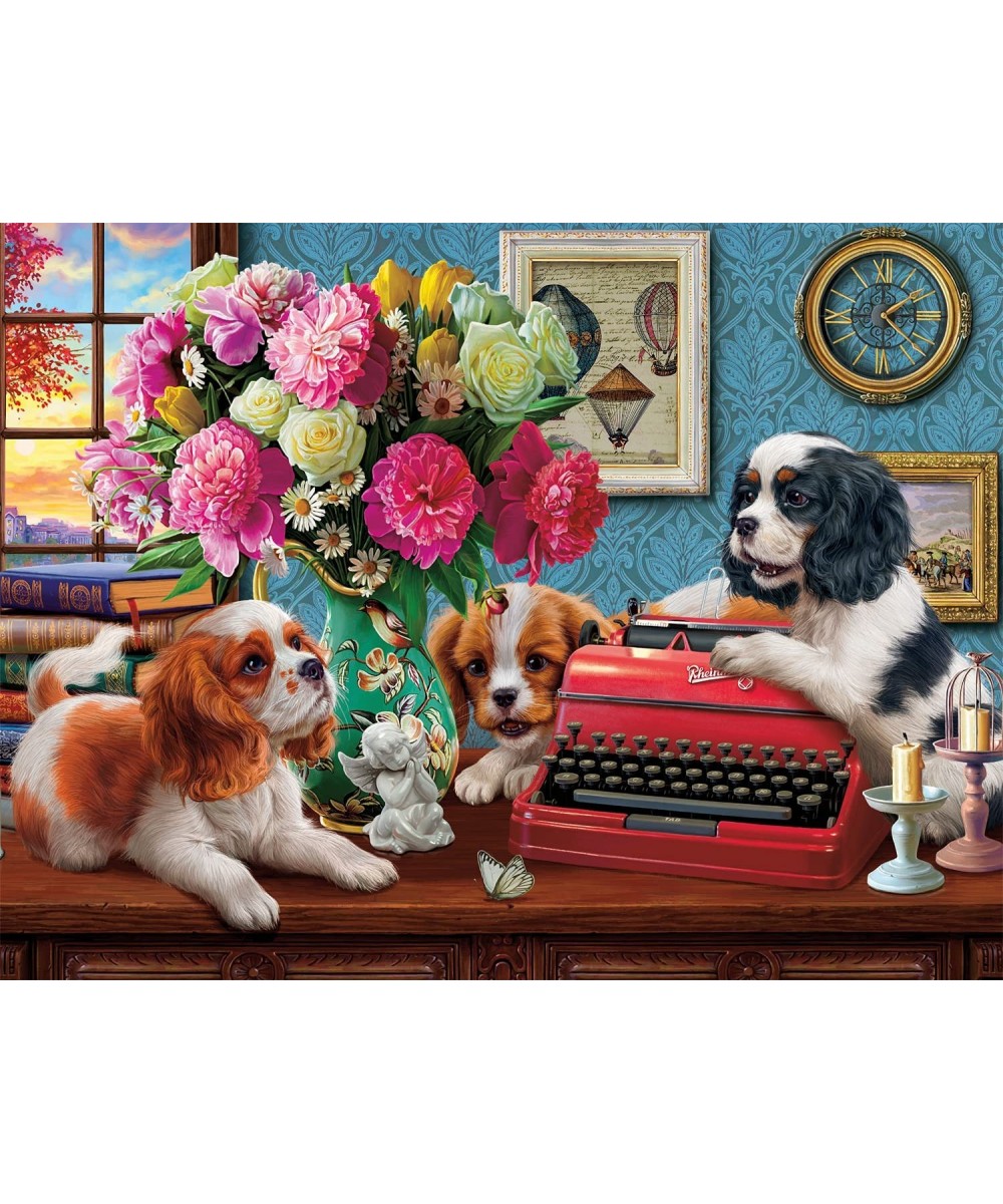 The Writer's Dogs - 750 Piece Jigsaw Puzzle $18.17 - Jigsaw Puzzles