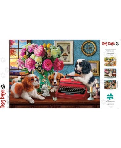 The Writer's Dogs - 750 Piece Jigsaw Puzzle $18.17 - Jigsaw Puzzles