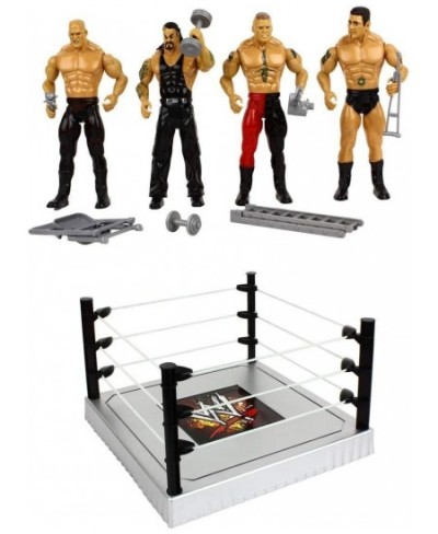 Flexforce 4 Wrestling Action Figures Models Weapons Wrestling Ring Ultimate Warrior Power (Multicolor) $58.22 - Play Figure P...