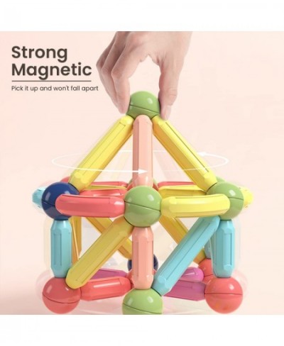 Magnetic Building Blocks for Kids Ages 4-8 STEM Construction Toys for Boys and Girls Large Size Magnetic Sticks and Balls Gam...