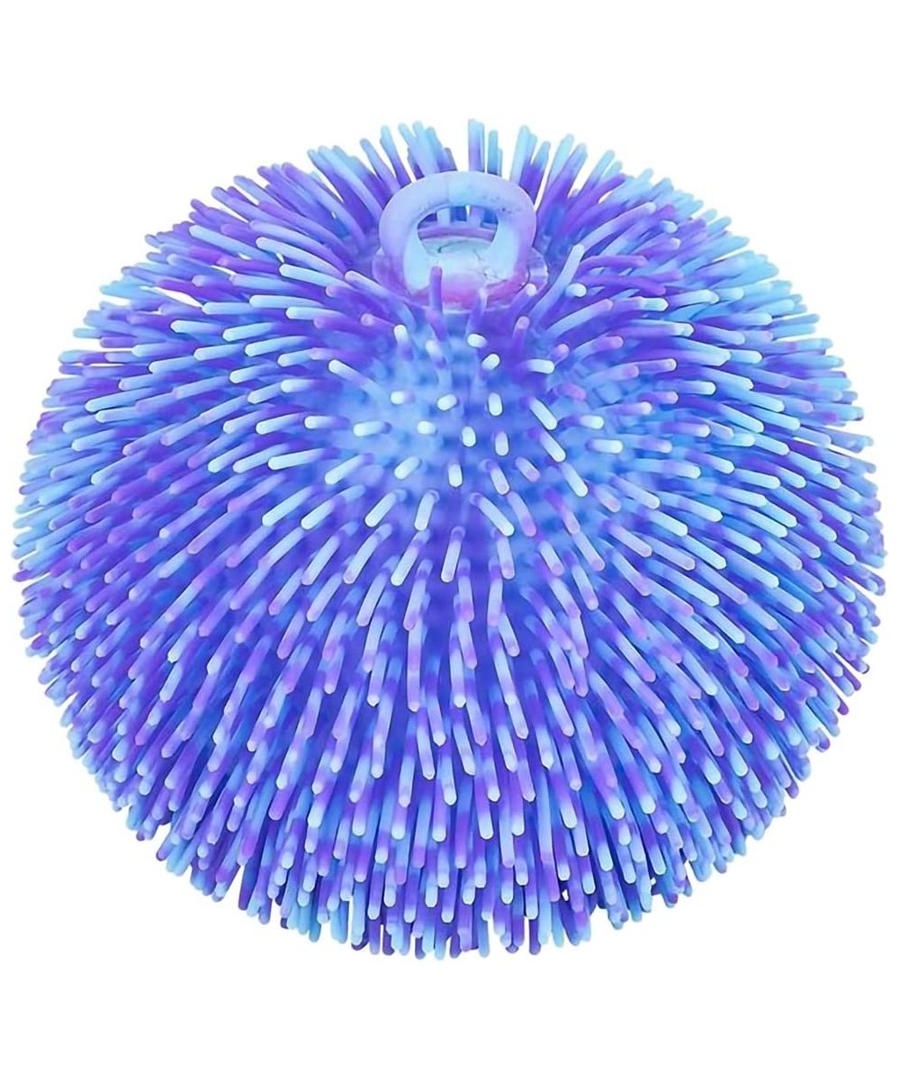 Tie Dye Puffer Ball with Hanging Loop Spiky Stress Relief Balls 6 Inch Squeeze Fidget Toys for Kids Calming Sensory Balls for...