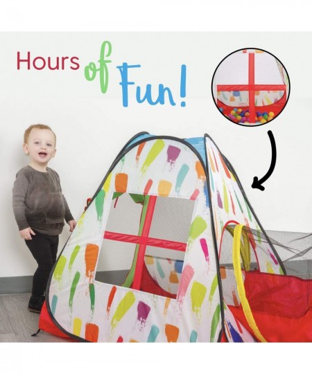 Kid's Pop up Tent/Tunnel Playhouse for Indoor and Outdoor Play 50 Balls and Carry Bag Included $60.12 - Kids' Play Tents & Tu...