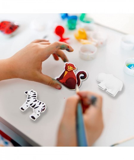 Animal Painting Kit for Kids Paint Your Own Figurines with Magnet 27 PCS Arts and Crafts Set Ceramics to Paint STEAM Projects...