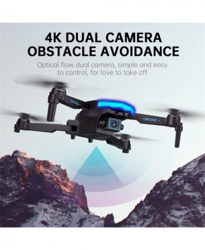 Drone with Dual Camera 4K HD FPV Camera Drone for Kids and Adults Mini Foldable RC Airplane WiFi RC Quadcopter Drone Headless...