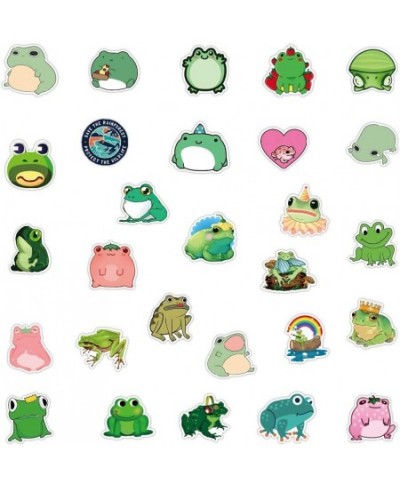 Cute Frog Stickers Decal Waterproof Vinyl Stickers Pack for Water Bottle Hydro Flask Laptop Skateboard Luggage Phone Animal S...