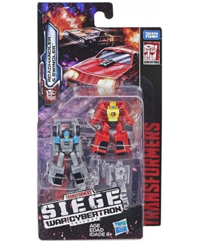 Generations War for Cybertron: Siege Micromaster Wfc-S4 Autobot Race Car Patrol 2 Pack Action Figure Toys $19.69 - Action Fig...