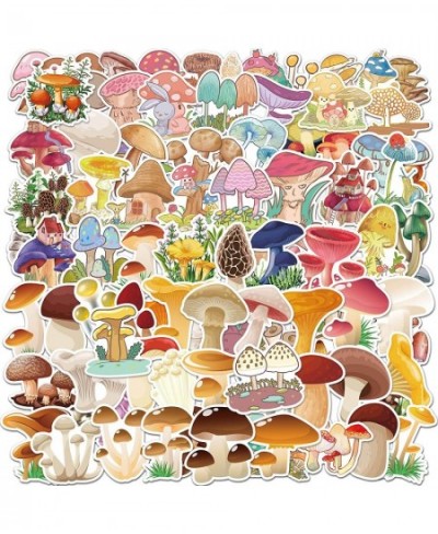 Mushrooms Stickers 100PCS Cartoon Vinyl Waterproof Decorative Stickers for Laptop Computer Skateboard Water Bottle Guitar Win...