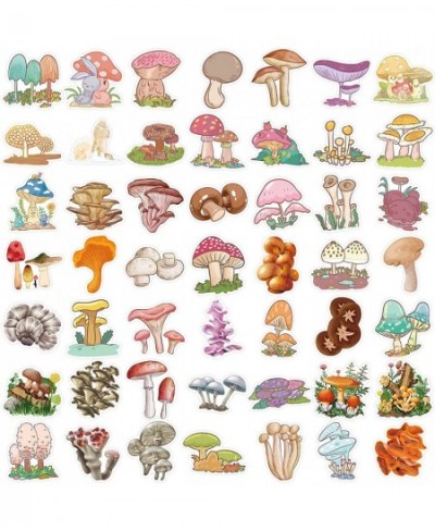 Mushrooms Stickers 100PCS Cartoon Vinyl Waterproof Decorative Stickers for Laptop Computer Skateboard Water Bottle Guitar Win...