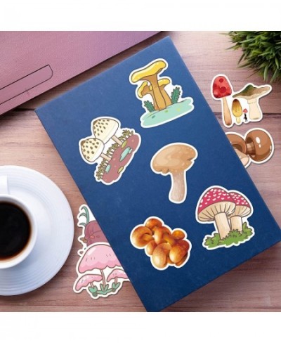 Mushrooms Stickers 100PCS Cartoon Vinyl Waterproof Decorative Stickers for Laptop Computer Skateboard Water Bottle Guitar Win...