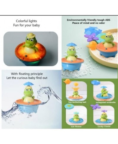 Bath Toys Light Up Baby Pool Toy with LED Light Crocodile Spray Water Toy Floating Wind Up Toys for 1 Year Old Boy Girl New B...