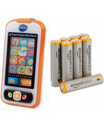 Touch and Swipe Baby Phone with Amazon Basics AAA Batteries Bundle $38.46 - Play Figure Playsets