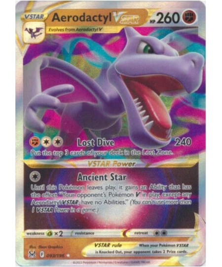 Lost Origin - Aerodactyl Vstar - 093/196 - Ultra Rare - NM/M $13.91 - Board Games