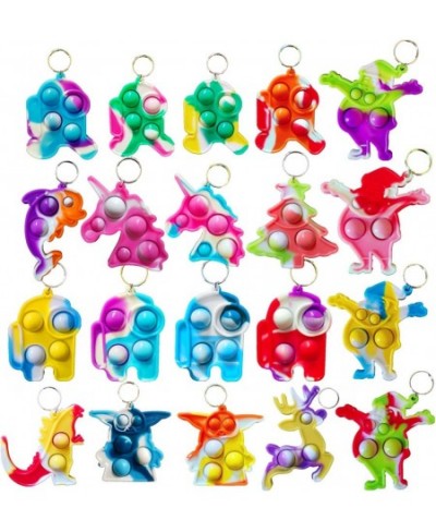 （Students Gift ）20 Packs Bulk Mini Pop Keychain Holiday Party Favors Supplies and Student Prizes Gift $17.13 - Miniature Nove...