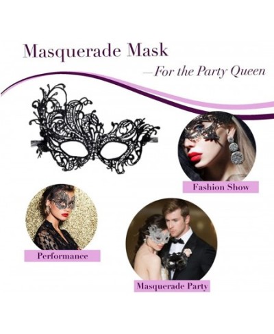 Women's Masquerade Mask For Women Mardi Gras Alluring Ballroom Gala Soiree Function $17.33 - Kids' Dress-Up Accessories