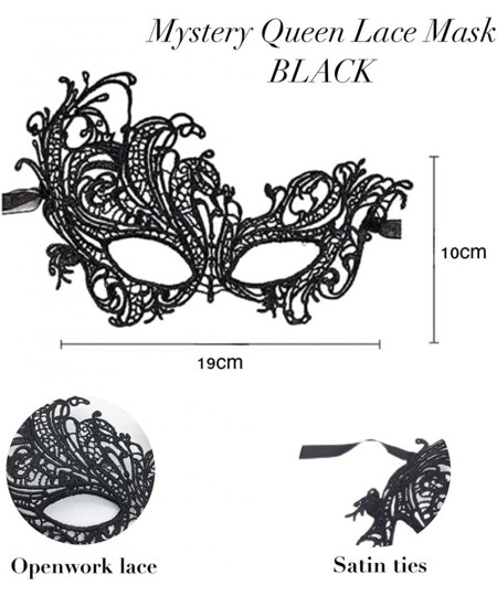 Women's Masquerade Mask For Women Mardi Gras Alluring Ballroom Gala Soiree Function $17.33 - Kids' Dress-Up Accessories