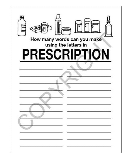 Visit to The Pharmacy - Kids Educational Coloring Books (25 Bulk Pack Without Crayons) - Pharmacist Handout Supplies Drug Sto...