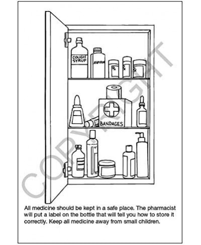 Visit to The Pharmacy - Kids Educational Coloring Books (25 Bulk Pack Without Crayons) - Pharmacist Handout Supplies Drug Sto...