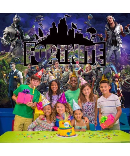 Battle Royale Backdrop Poster Video Game Party Supplies Happy Birthday Banner Gamer Backdrop Kids Wall Decoration $42.80 - Ki...