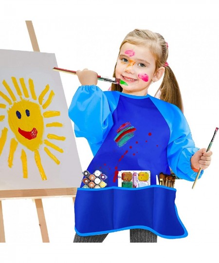 Kids Art Smocks 3 Pack Waterproof Artist Painting Aprons for Children $17.72 - Kids' Artist Aprons & Smocks