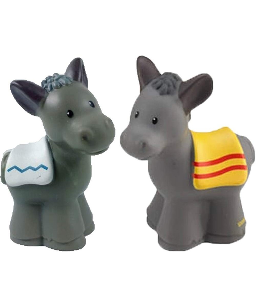 Fisher Price Nativity Manger Replacement Two (2) Donkey (Pair of Donkeys) $22.74 - Kids' Play Animal Figures