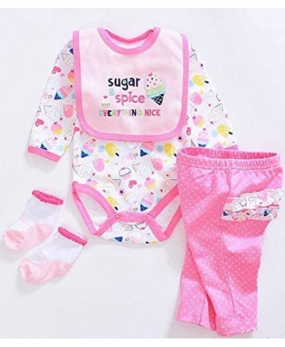 Reborn Baby Girl Doll 4 Pieces Accessories Set 20-22 Inches Newborn Baby Girl Clothes $26.05 - Doll Accessories