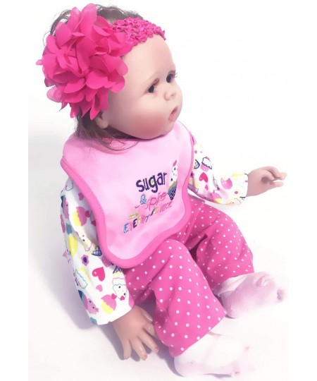 Reborn Baby Girl Doll 4 Pieces Accessories Set 20-22 Inches Newborn Baby Girl Clothes $26.05 - Doll Accessories